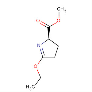 Structure of 2H-Pyrrole-2-carboxylic acid, 5-ethoxy-3,4-dihydro-, methyl ester, (R)-
