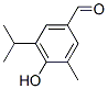 4-hydroxy-5-isopropyl-3-methylbenzaldehyde结构式
