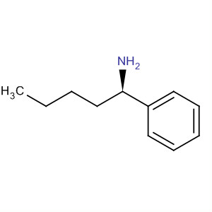 Structure of Benzenemethanamine, a-butyl-, (R)-