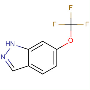 Structure of 1H-Indazole, 6-(trifluoromethoxy)-