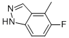 Chemical structure of 5-FLUORO-4-METHYL-(1H)INDAZOLE