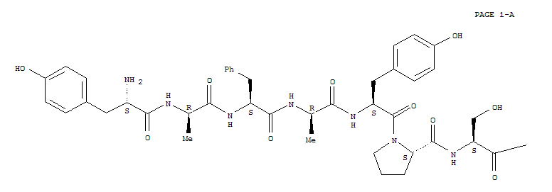 dermorphin, Ala(4)-结构式