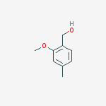 2-METHOXY-4-METHYLBENZYL ALCOHOL结构式
