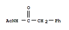 Structure of N-acetyl-2-phenylacetamide
