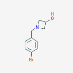 Chemical structure of 1-(4-BROMOBENZYL)AZETIDIN-3-OL