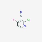 Structure of 2-chloro-4-fluoropyridine-3-carbonitrile