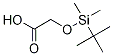 Structure of Acetic acid, [[(1,1-dimethylethyl)dimethylsilyl]oxy]-