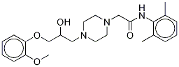 Structure of Ranolazine-d3