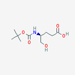 Structure of (S)-4-Boc-5-hydroxypentanoic acid.DCHA