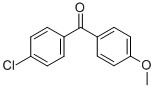 Structure of 4-chloro-4-methoxybenzophenone