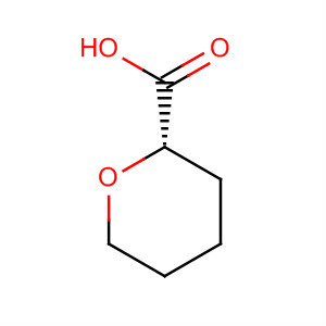 Structure of 2H-Pyran-2-carboxylic acid, tetrahydro-, (S)-