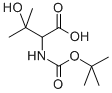 Structure of N-BOC-(+/-)-2-AMINO-3-HYDROXY-3-METHYLBUTANOIC ACID