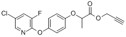 Structure of PROPANOICACID,2-[4-[(5-CHLORO-3-FLUORO-2-PYRIDINYL)OXY]PHENOXY]-,2-PROPYNYLESTER