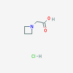 Structure of 2-(Azetidin-1-yl)acetic acid hydrochloride