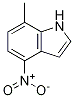 Structure of 1H-Indole, 7-methyl-4-nitro-