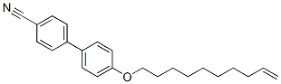 Structure of 4`-Dec-9-enyloxy-biphenyl-4-carbonitrile