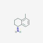 (1R)-5-methyl-1,2,3,4-tetrahydronaphthalen-1-amine结构式