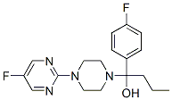 alpha-(4-fluorophenyl)-4-(5-fluoro-2-pyrimidinyl)-1-piperazine butanol结构式