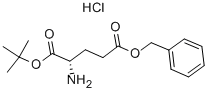 Structure of H-GLU(OBZL)-OTBU HCL