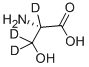 Structure of L-SERINE (2,3,3-D3)