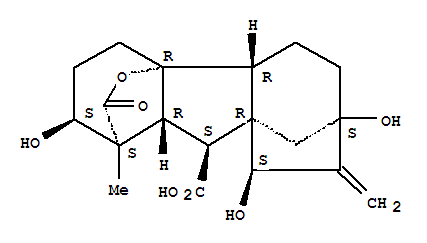 Structure of 4a,1-(Epoxymethano)-7,9a-methanobenz[a]azulene,gibbane-1,10-dicarboxylic acid deriv.