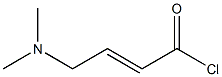 Structure of (E)-4-(dimethylamino)but-2-enoyl chloride