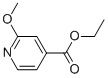 Structure of 4-pyridinecarboxylic acid, 2-methoxy-, ethyl ester