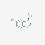 Structure of (1r)-6-bromo-2,3-dihydro-1h-inden-1-amine