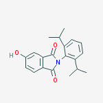 1H-Isoindole-1,3(2H)-dione, 2-[2,6-bis(1-methylethyl)phenyl]-5-hydroxy-结构式