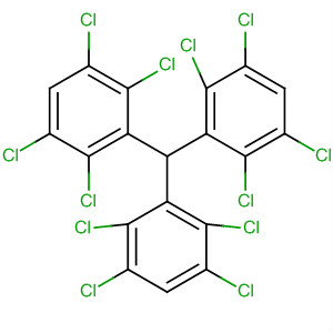 Benzene, 1,1',1''-methylidynetris[2,3,5,6-tetrachloro-结构式