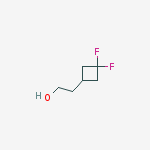 2-(3,3-Difluorocyclobutyl)ethanol结构式