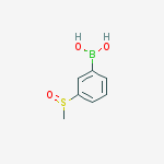 Structure of 3-METHYLSULFINYLPHENYLBORONIC ACID