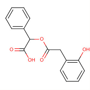 Structure of Benzeneacetic acid, a-[(hydroxyphenylacetyl)oxy]-