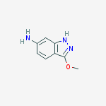 Structure of 3-methoxy-1h-indazol-6-amine