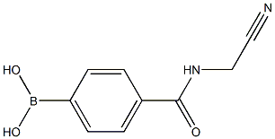 Structure of 4-(cyanoMethylcarbaMoyl)phenylboronic acid