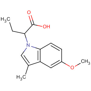 Structure of 1H-Indole-1-butanoic acid, 5-methoxy-3-methyl-