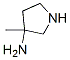 Structure of 3-Pyrrolidinamine,3-methyl-