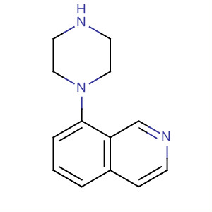 Structure of Isoquinoline, 8-(1-piperazinyl)-