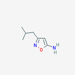 3-isobutyl-isoxazol-5-ylamine结构式