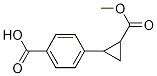Structure of 4-(2-(Methoxycarbonyl)cyclopropyl)benzoic acid