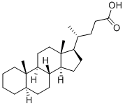 Structure of 3-ALPHA-HYDROXY-6-OXO-5-ALPHA-CHOLAN-24-OIC ACID