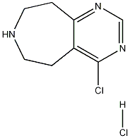 Structure of 4-chloro-6,7,8,9-tetrahydro-5H-pyrimido[5,4-d]azepine hydrochloride