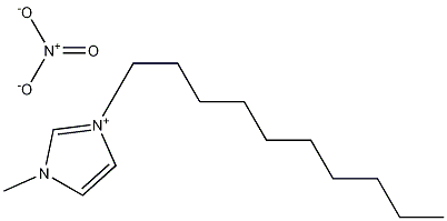 Structure of 1-decyl-3-methylimidazolium nitrate