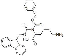 Structure of NEPSILON-FMOC-NALPHA-CBZ-L-LYSINE, 98