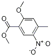 Structure of methyl 2-methoxy-4-methyl-5-nitrobenzoate