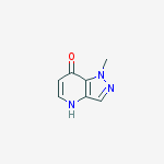 Structure of 1-METHYL-1H-PYRAZOLO[4,3-B]PYRIDIN-7-OL