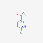 Structure of 1-(6-chloropyridin-3-yl)cyclopropanol