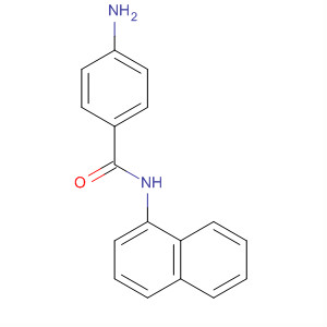 Structure of Benzamide, 4-amino-N-1-naphthalenyl-