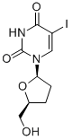 Structure of 5-IODO-2,3-DIDEOXYURIDINE