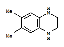 Structure of Quinoxaline, 1,2,3,4-tetrahydro-6,7-dimethyl-